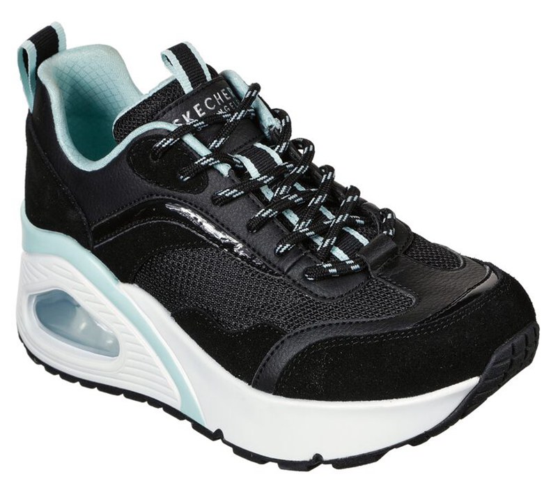 Skechers Dam Svarta Snörskor - Uno Hi - Big Steps - Sverige (HCYMI-1678)